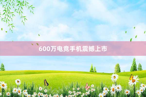 600万电竞手机震撼上市